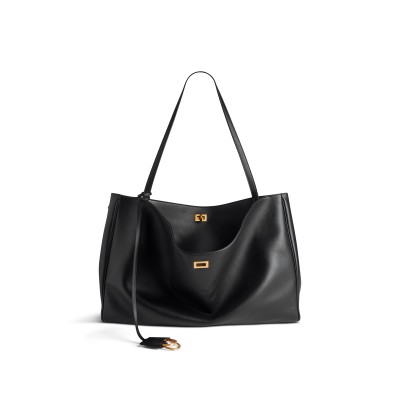 BALENCIAGA WOMEN'S RODEO TOTE BAG IN BLACK 8274812AA4V1000 (47*30*22cm)
